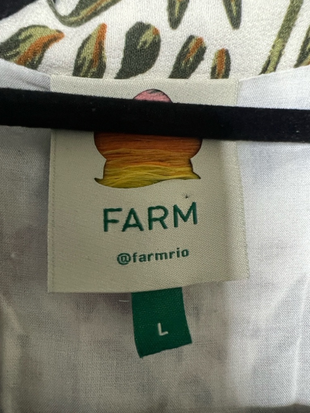 FARM RIo Macaw Flight" Maxi Dress by the Brazilian  size Large - Picture 3 of 12